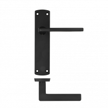 Ironmongery Chester Matt Black Privacy Handle Pack