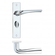 Ironmongery Dorado Polished Chrome Privacy Handle Hardware Pack