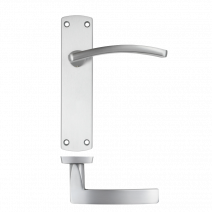 Ironmongery Oxford Satin Chrome Privacy Handle Pack