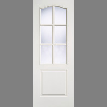 White Moulded Classical 6L Glazed