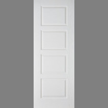 White Moulded Contemporary 4P